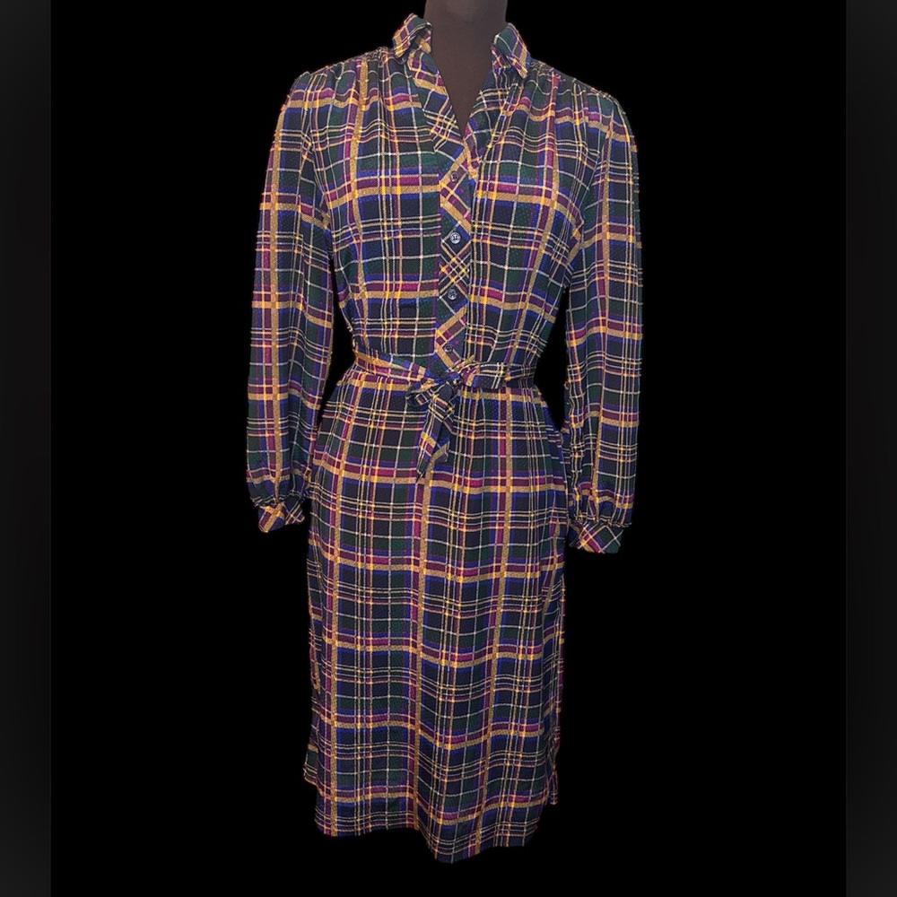 Vintage Long Sleeve Dress- Schrader petites